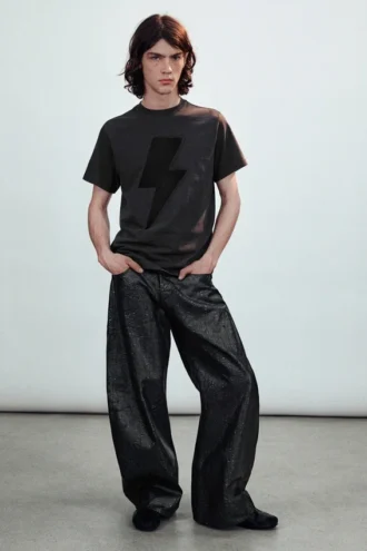 Mechatok Printed Tee – Dark Grey