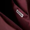 Medium Nylon Twill Shoulder Bag – Dark Red Medium Nylon Twill Shoulder Bag – Dark Red