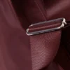 Medium Nylon Twill Shoulder Bag – Dark Red Medium Nylon Twill Shoulder Bag – Dark Red
