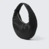 Medium Rounded Shoulder Bag – Black Medium Rounded Shoulder Bag – Black