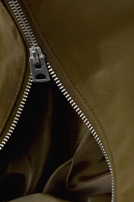 Medium Rounded Shoulder Bag – Dark Khaki Green Medium Rounded Shoulder Bag – Dark Khaki Green