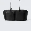 Medium Shoulder Bag with Pockets – Black Medium Shoulder Bag with Pockets – Black