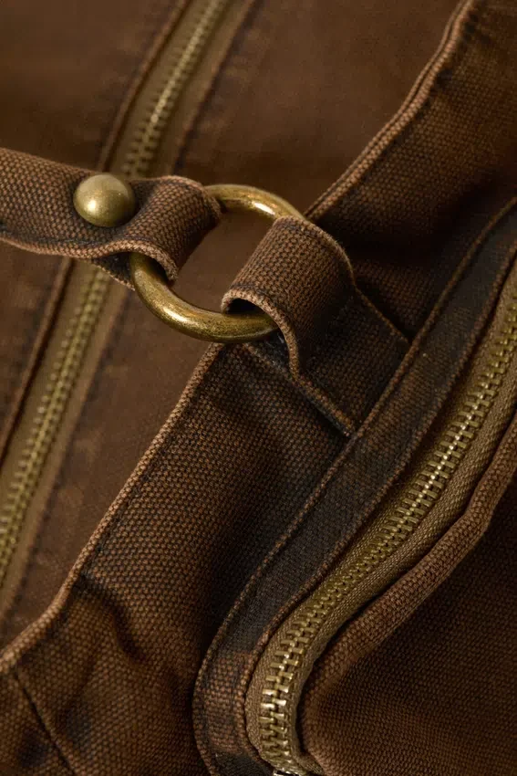 Medium Shoulder Bag with Pockets – Dark Khaki Green Medium Shoulder Bag with Pockets – Dark Khaki Green