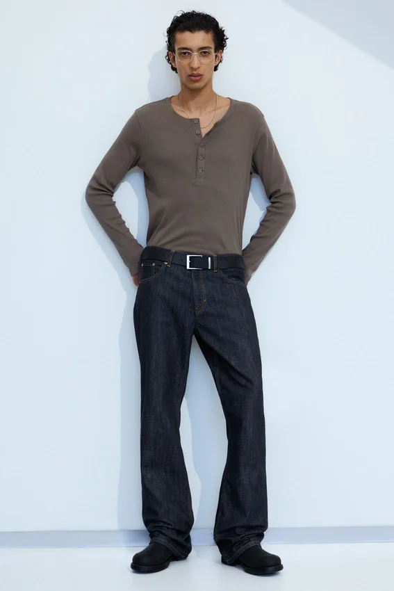 Mercury Mid Rise Relaxed Bootcut Jeans – Blue Rinse – Dark Blue Mercury Mid Rise Relaxed Bootcut Jeans – Blue Rinse – Dark Blue