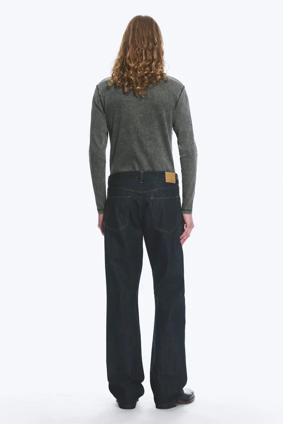 Mercury Mid Rise Relaxed Bootcut Jeans – Blue Rinse – Dark Blue Mercury Mid Rise Relaxed Bootcut Jeans – Blue Rinse – Dark Blue