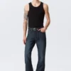 Mercury Mid Rise Relaxed Bootcut Jeans – Deep Sea Blue – Dark Blue Mercury Mid Rise Relaxed Bootcut Jeans – Deep Sea Blue – Dark Blue