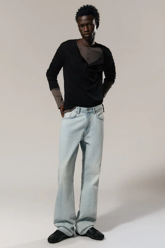 Mercury Mid Rise Relaxed Bootcut Jeans – Ghost Blue – Light Blue Mercury Mid Rise Relaxed Bootcut Jeans – Ghost Blue – Light Blue