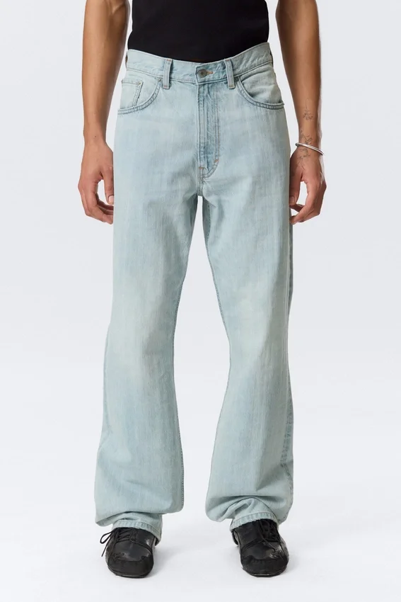 Mercury Mid Rise Relaxed Bootcut Jeans – Ghost Blue – Light Blue Mercury Mid Rise Relaxed Bootcut Jeans – Ghost Blue – Light Blue