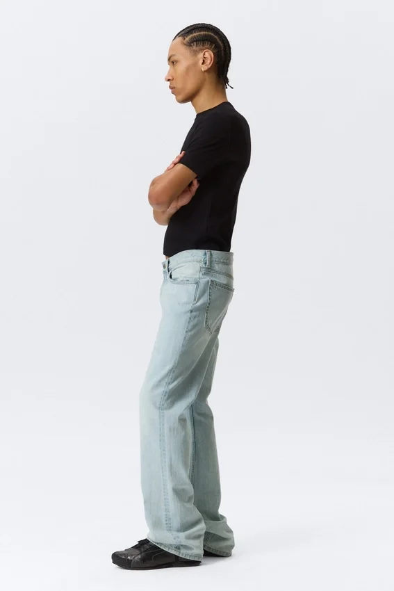 Mercury Mid Rise Relaxed Bootcut Jeans – Ghost Blue – Light Blue Mercury Mid Rise Relaxed Bootcut Jeans – Ghost Blue – Light Blue