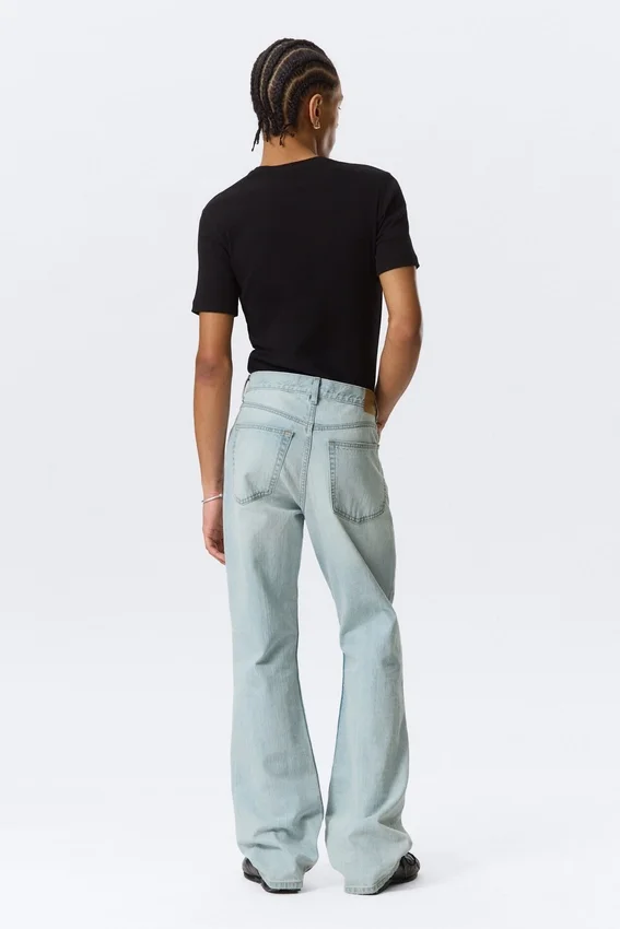 Mercury Mid Rise Relaxed Bootcut Jeans – Ghost Blue – Light Blue Mercury Mid Rise Relaxed Bootcut Jeans – Ghost Blue – Light Blue