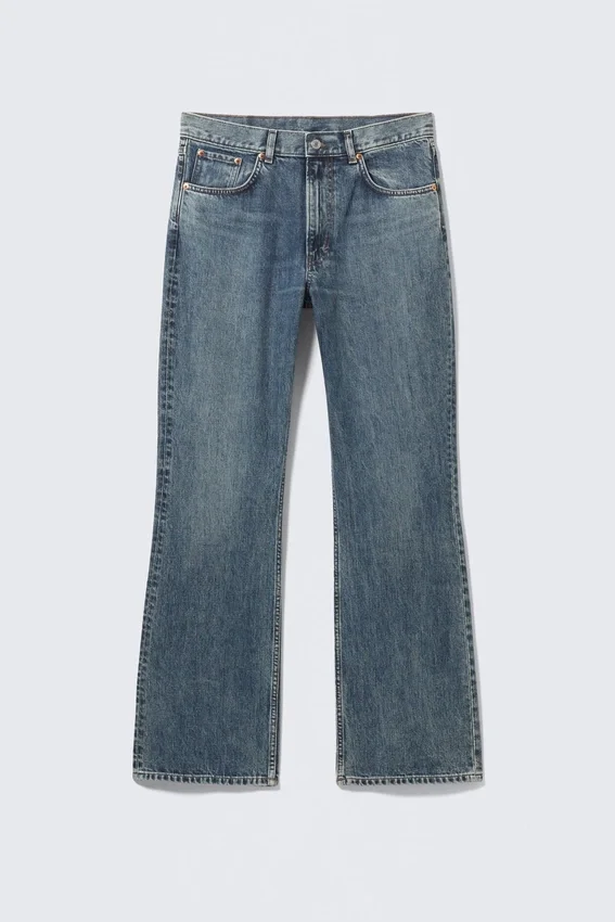 Mercury Mid Rise Relaxed Bootcut Jeans – Second Blue – Medium Blue Mercury Mid Rise Relaxed Bootcut Jeans – Second Blue – Medium Blue