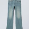 Mercury Relaxed Bootcut Leg Workwear Jeans – Cyan Dust – Medium Blue Mercury Relaxed Bootcut Leg Workwear Jeans – Cyan Dust – Medium Blue