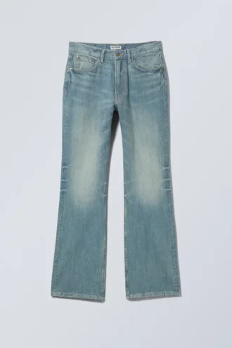 Mercury Relaxed Bootcut Leg Workwear Jeans – Cyan Dust – Medium Blue Mercury Relaxed Bootcut Leg Workwear Jeans – Cyan Dust – Medium Blue