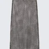 Mesh Midi Skirt – Dark Brown Mesh Midi Skirt – Dark Brown