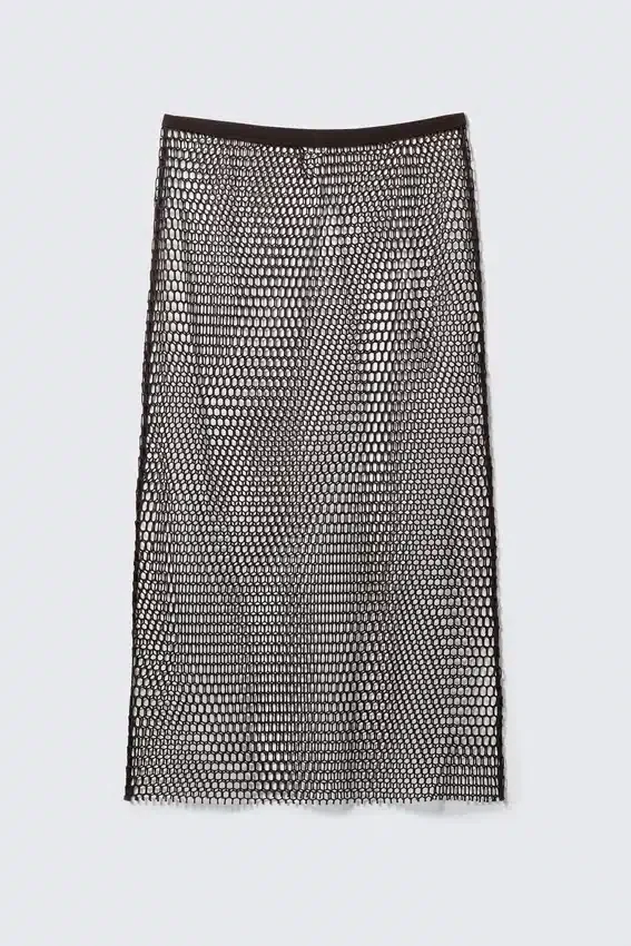 Mesh Midi Skirt – Dark Brown Mesh Midi Skirt – Dark Brown