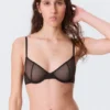 Mesh Wire Bra – Black Mesh Wire Bra – Black