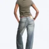 Messy Low Rise Regular Straight Jeans – Hazy Blue – Medium Blue | Cheap Monday Gb Messy Low Rise Regular Straight Jeans – Hazy Blue – Medium Blue | Cheap Monday Gb