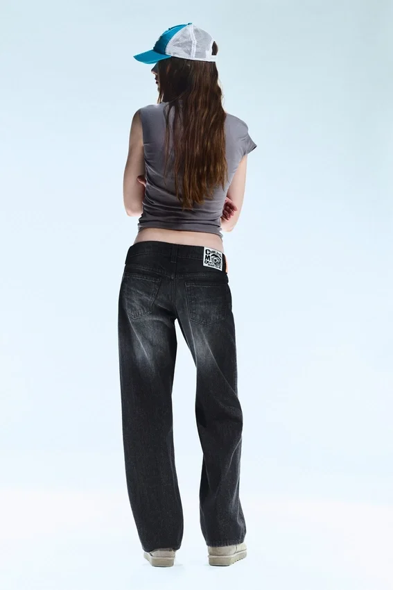 Messy Low Rise Regular Straight Jeans – Undone Black – Black | Cheap Monday Gb Messy Low Rise Regular Straight Jeans – Undone Black – Black | Cheap Monday Gb