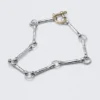 Metal Link Necklace – Silver & Golden Metal Link Necklace – Silver & Golden