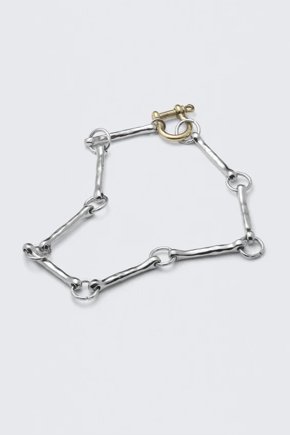 Metal Link Necklace – Silver & Golden Metal Link Necklace – Silver & Golden