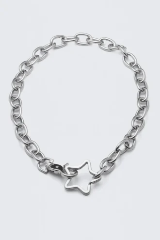 Metal Link Wallet Chain – Silver Metal Link Wallet Chain – Silver