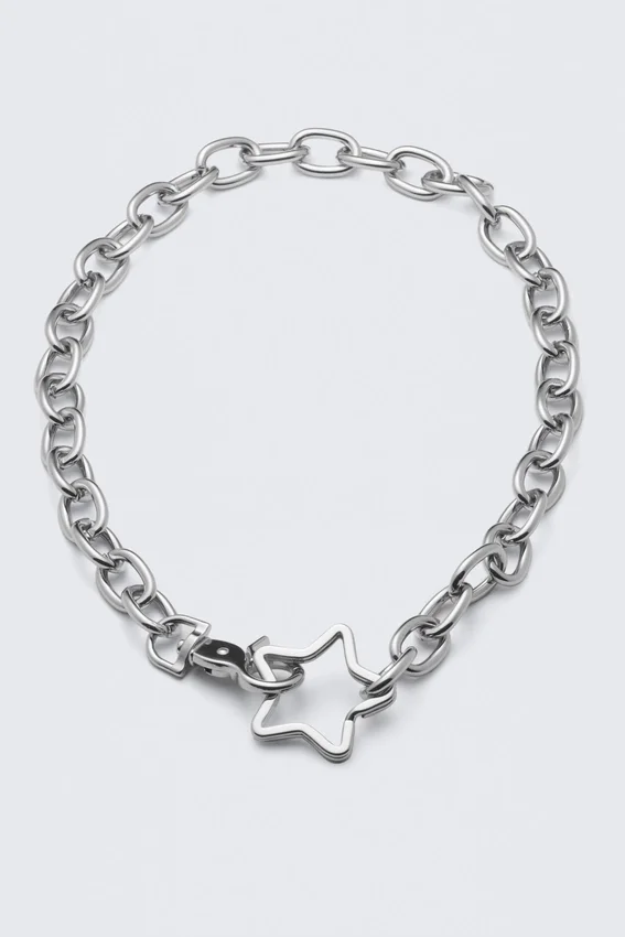 Metal Link Wallet Chain – Silver Metal Link Wallet Chain – Silver