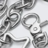 Metal Link Wallet Chain – Silver Metal Link Wallet Chain – Silver