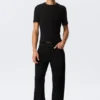 Meteor Low Rise Relaxed Straight Jeans – Black Rinse – Black Meteor Low Rise Relaxed Straight Jeans – Black Rinse – Black