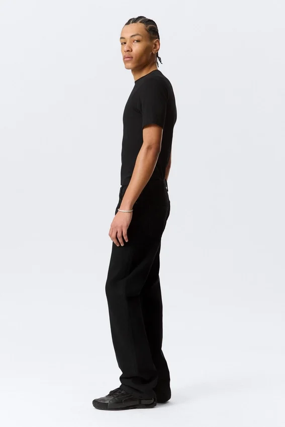 Meteor Low Rise Relaxed Straight Jeans – Black Rinse – Black Meteor Low Rise Relaxed Straight Jeans – Black Rinse – Black