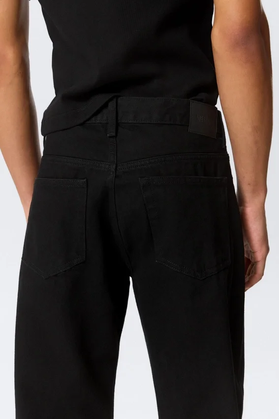 Meteor Low Rise Relaxed Straight Jeans – Black Rinse – Black Meteor Low Rise Relaxed Straight Jeans – Black Rinse – Black