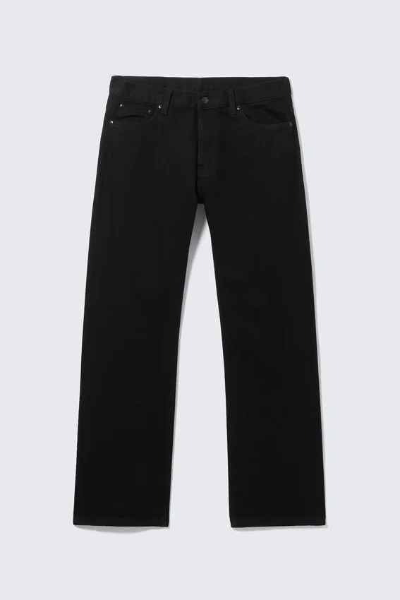Meteor Low Rise Relaxed Straight Jeans – Black Rinse – Black Meteor Low Rise Relaxed Straight Jeans – Black Rinse – Black
