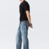 Meteor Low Rise Relaxed Straight Jeans – Board Blue – Medium Blue Meteor Low Rise Relaxed Straight Jeans – Board Blue – Medium Blue