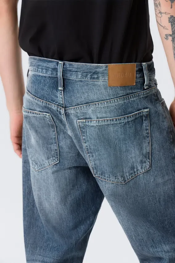 Meteor Low Rise Relaxed Straight Jeans – Board Blue – Medium Blue Meteor Low Rise Relaxed Straight Jeans – Board Blue – Medium Blue
