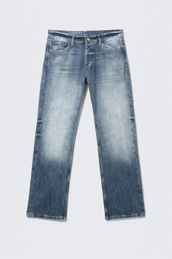 Meteor Low Rise Relaxed Straight Jeans – Board Blue – Medium Blue Meteor Low Rise Relaxed Straight Jeans – Board Blue – Medium Blue