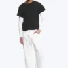 Meteor Low Rise Relaxed Straight Jeans – Dirty White – White Meteor Low Rise Relaxed Straight Jeans – Dirty White – White