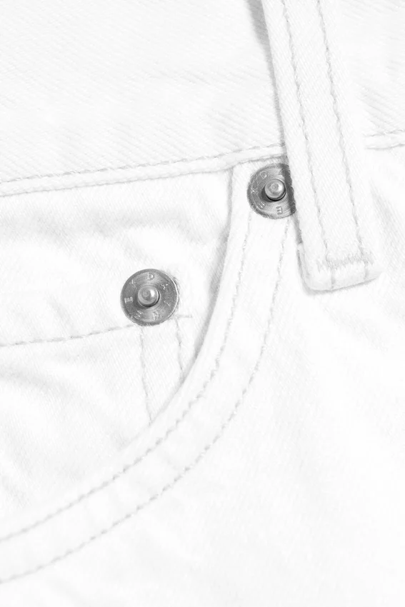 Meteor Low Rise Relaxed Straight Jeans – Dirty White – White Meteor Low Rise Relaxed Straight Jeans – Dirty White – White
