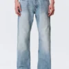 Meteor Low Rise Relaxed Straight Jeans – Kimberley Blue – Medium Blue Meteor Low Rise Relaxed Straight Jeans – Kimberley Blue – Medium Blue