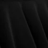 Mid Rise Asymmetric Jersey Skirt – Black Mid Rise Asymmetric Jersey Skirt – Black