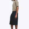 Mid Rise Baggy Pleated Denim Shorts – Emerald Rinse – Dark Blue Mid Rise Baggy Pleated Denim Shorts – Emerald Rinse – Dark Blue