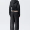 Mid-Rise Baggy Studded Graphic Sweatpants – Studded Black Mid-Rise Baggy Studded Graphic Sweatpants – Studded Black