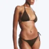 Mid Rise Brazilian Tie Bikini Bottoms – Dark Brown Mid Rise Brazilian Tie Bikini Bottoms – Dark Brown