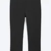 Mid-Rise Capri Trousers – Black Mid-Rise Capri Trousers – Black