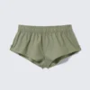 Mid-Rise Cotton Poplin Pyjama Briefs – Khaki Green Mid-Rise Cotton Poplin Pyjama Briefs – Khaki Green