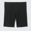 Mid Rise Fitted Biker Shorts – Black Mid Rise Fitted Biker Shorts – Black
