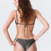 Mid-Rise Glitter Brazilian Bikini Bottoms – Grey – Glitter Mid-Rise Glitter Brazilian Bikini Bottoms – Grey – Glitter