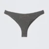 Mid-Rise Glitter Brazilian Bikini Bottoms – Grey – Glitter Mid-Rise Glitter Brazilian Bikini Bottoms – Grey – Glitter
