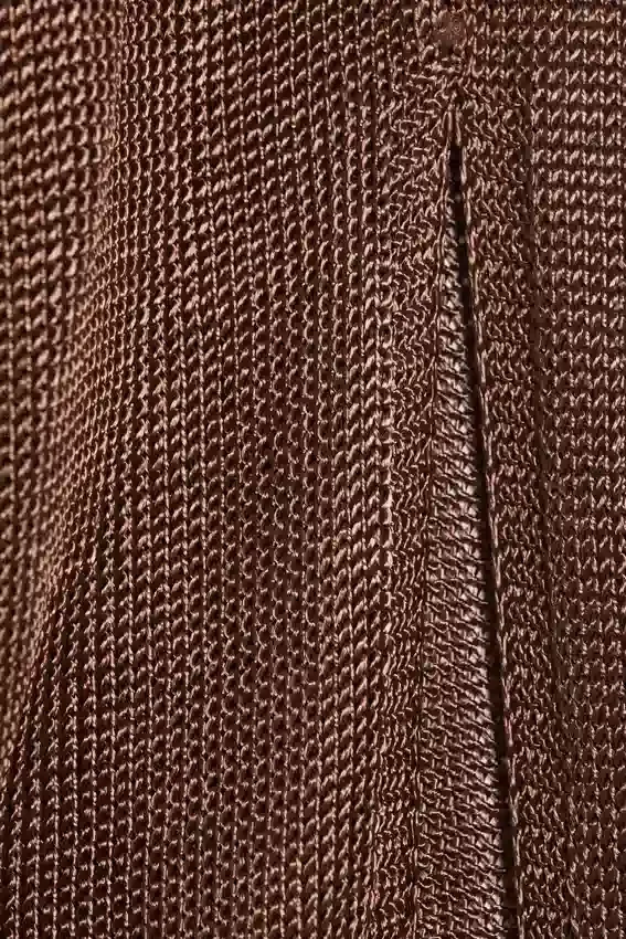 Mid Rise Knitted Midi Skirt – Brown Mid Rise Knitted Midi Skirt – Brown