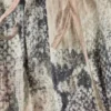 Mid Rise Loose Flounce Trousers – Beige – Snakeskin Pattern Mid Rise Loose Flounce Trousers – Beige – Snakeskin Pattern