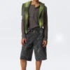 Mid Rise Loose Knee-Length Cargo Shorts – Navy Camo Mid Rise Loose Knee-Length Cargo Shorts – Navy Camo