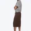 Mid Rise Loose Suiting Shorts – Dark Brown Mid Rise Loose Suiting Shorts – Dark Brown